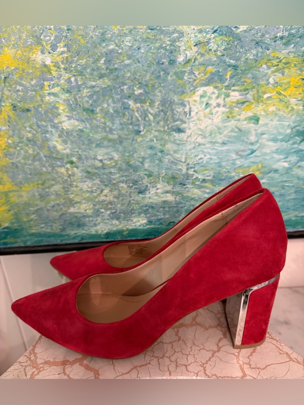Alfani Red Pointed-Toe Pumps